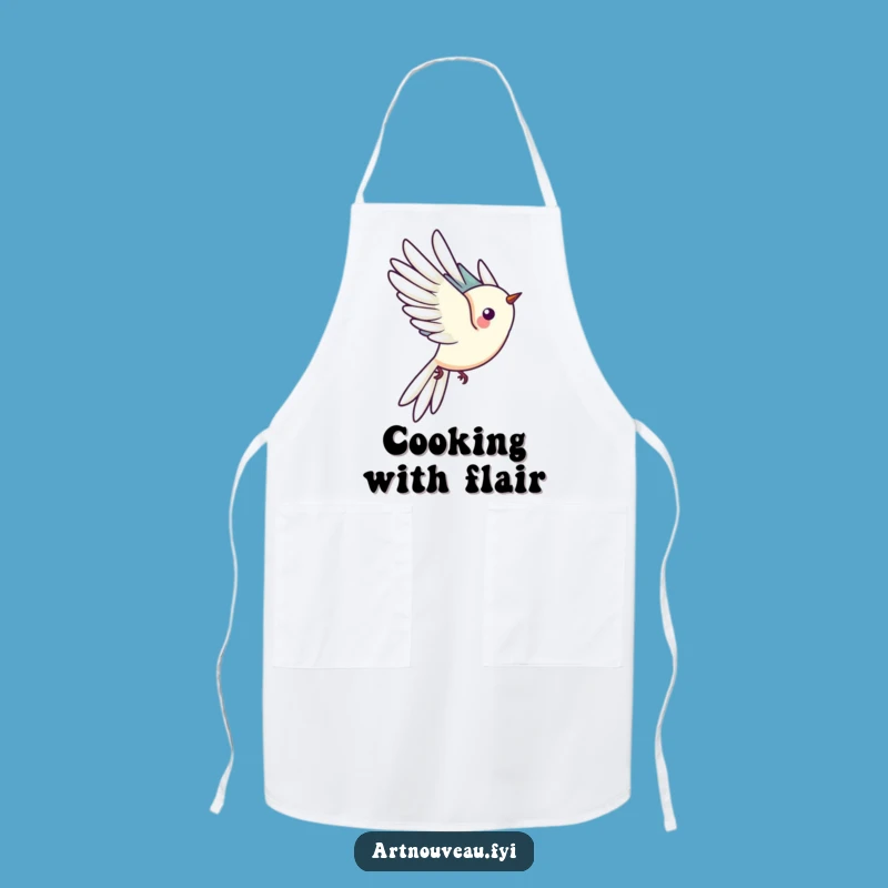 Funny Bird Flight Apron: Cook with Funny Elegance and Style