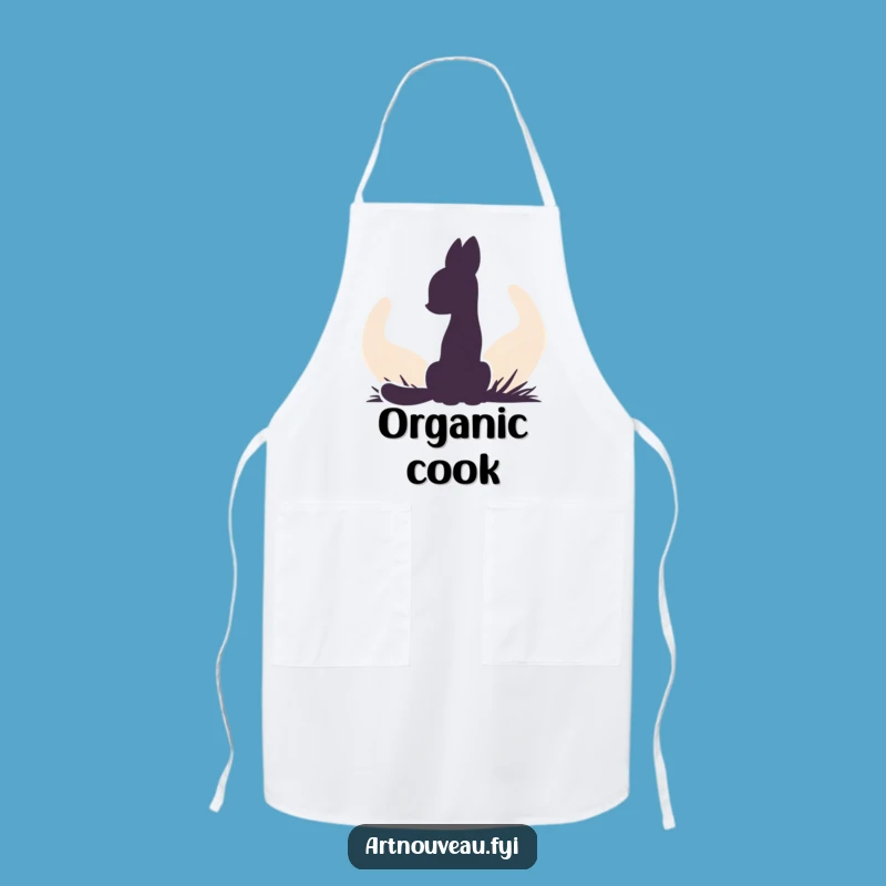 Funny Animal Silhouette Apron - Artistic Kitchen Wear Gift