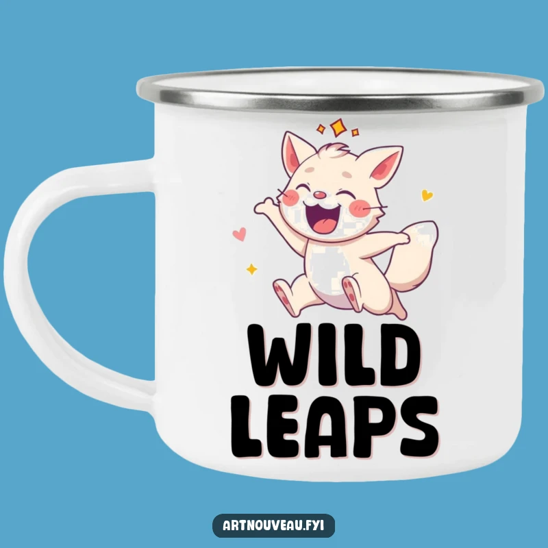 Funny Energetic Animal Flair Camping Mug - Durable Action, Ideal Funny Gift