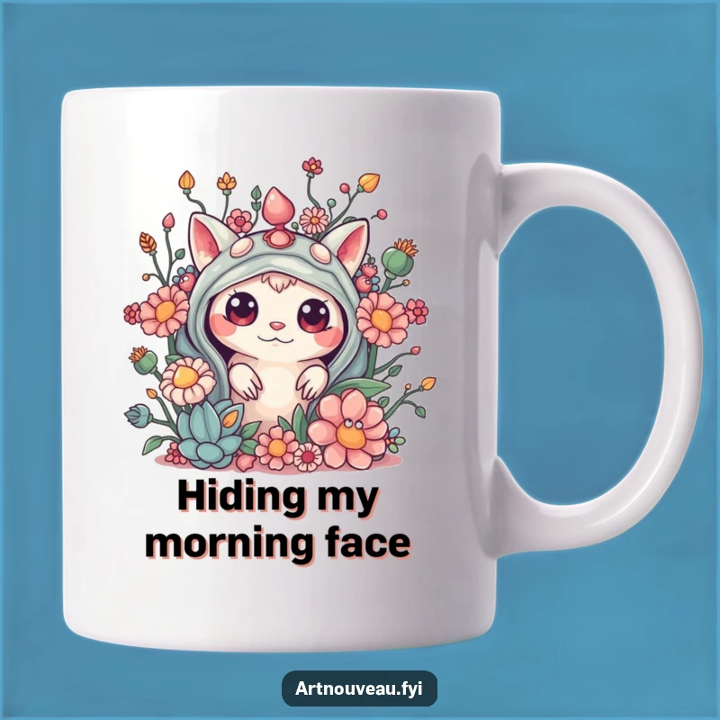 Funny Curious Creature Embellishments Mug - Whimsical Reveal, Perfect Funny Gift