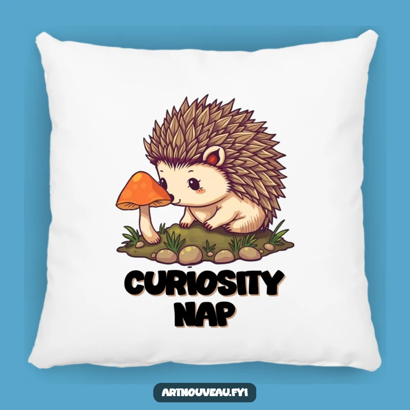 Funny Hedgehog Pillow - Nouveau Spine Cushion, Magical Accent Funny Gift