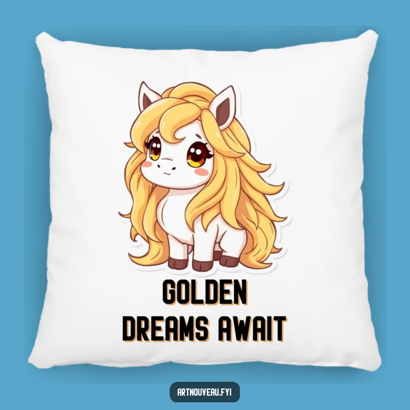 Funny Golden Mane Animal Pillow: Cozy Comfort and Funny Decor