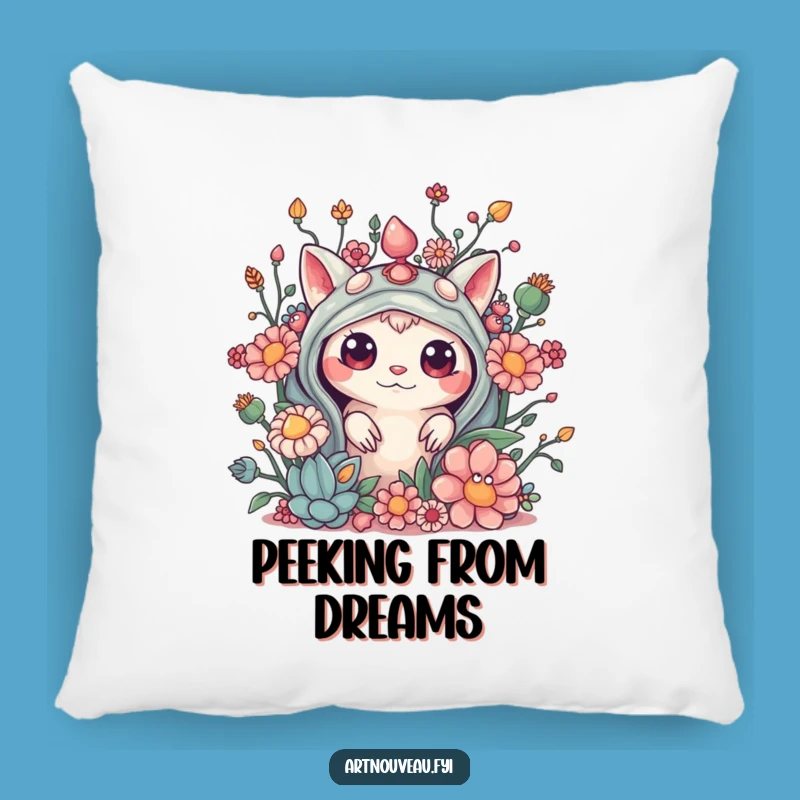 Soft Funny Curious Creature Embellishments Pillow - Cozy Mystery, Thoughtful Funny Gift