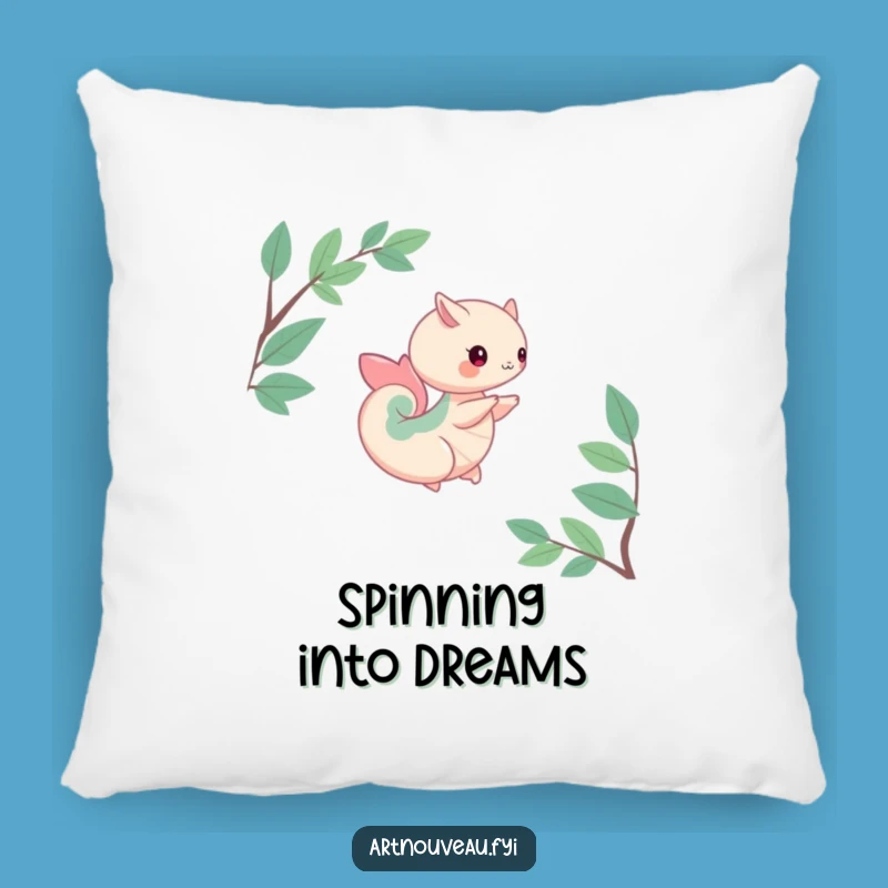 Funny Organic Curve Creature Pillow: Cozy Comfort and Funny Nature Decor