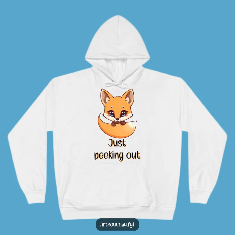 Cozy Funny Fox Hoodie: Warm & Witty Art, Perfect Gift for the Clever