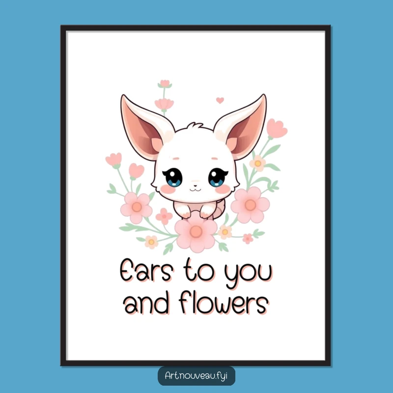 Free Printable Wall Art: Whimsical Creature Design, Downloadable Funny Dreamy Decor