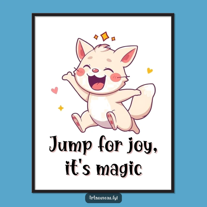 Free Printable Wall Art: Leaping Animal Flair, Decorative Energetic Downloadable