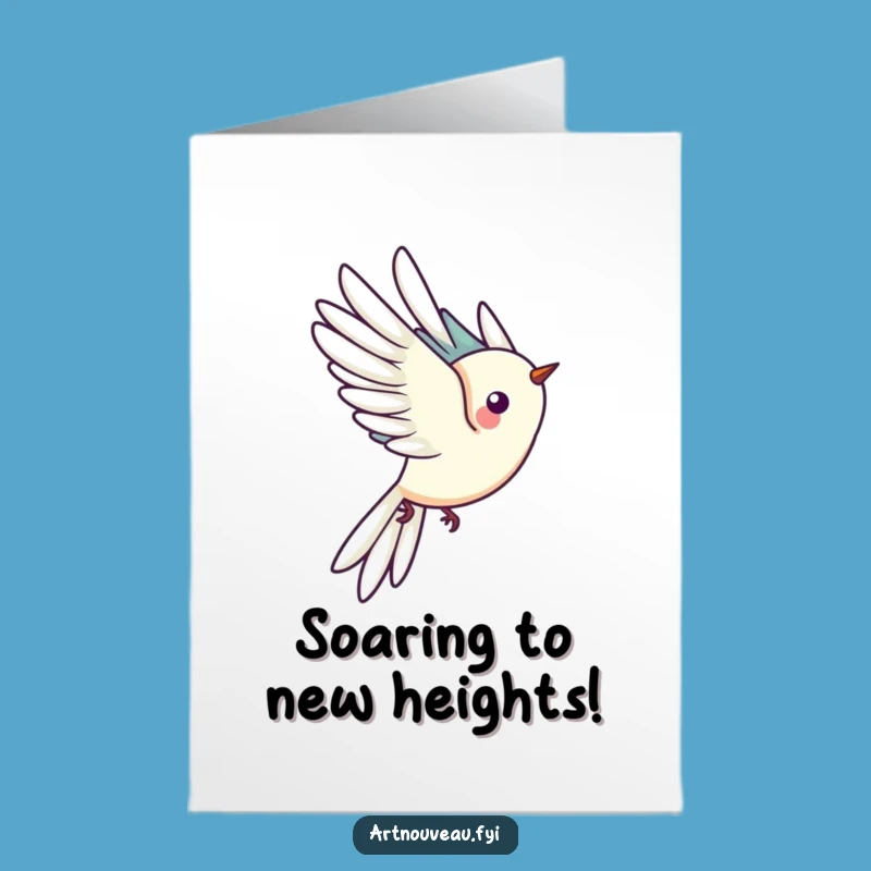 Free Printable Congrats Card: Elegant Bird Tail Feathers Downloadable Gift for Success