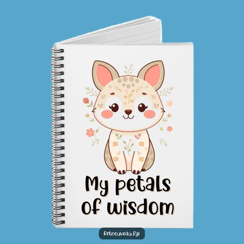 Funny Animal Nature Pattern Notebook - Sweet Journal Gift Idea