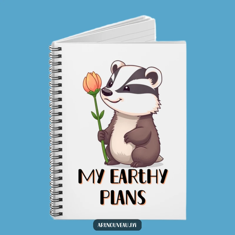 Funny Badger Notebook: Whimsical Journal for Notes & Ideas
