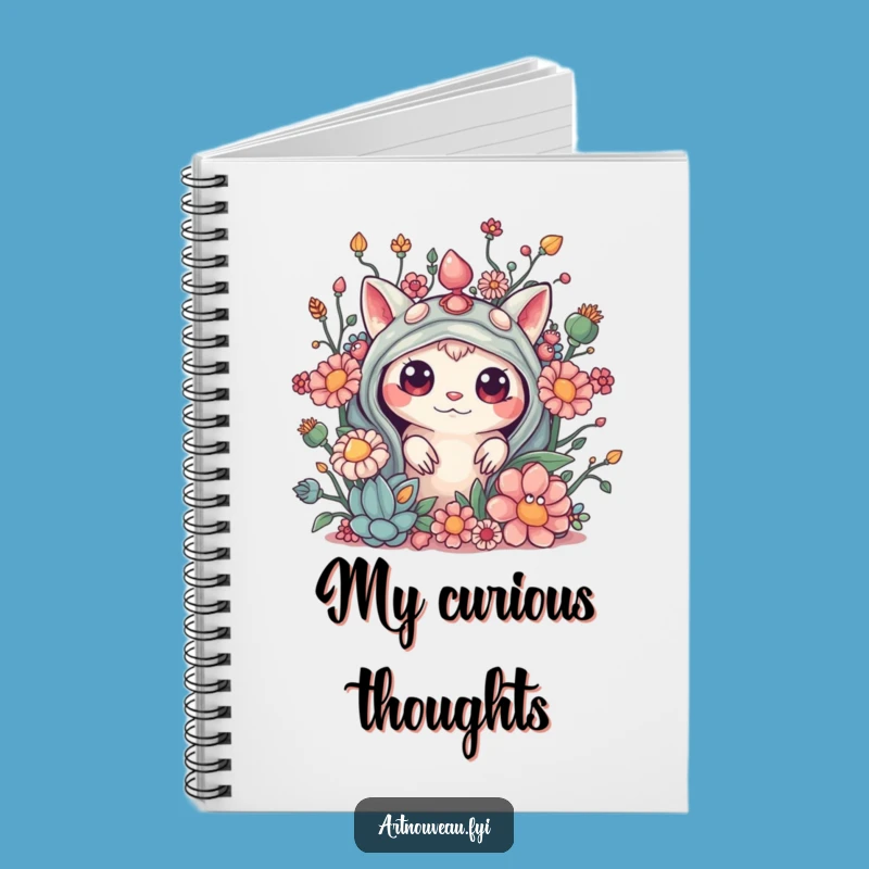 Funny Curious Creature Embellishments Notebook - Jot Down Secrets Funnily, Unique Funny Gift
