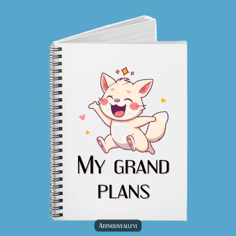 Funny Energetic Animal Flair Notebook - Record Ideas with Vigor, Unique Funny Gift