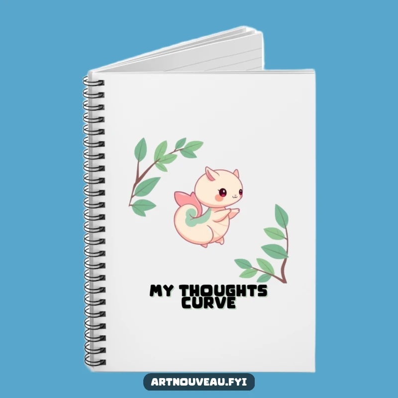 Funny Organic Curve Creature Notebook: Journal with Nature's Funny Inspiration